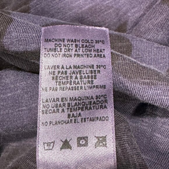 NWT - SUNDRY Knee Length Racer Back Tank Dress - Small - blue & black camo print - Picture 9 of 9